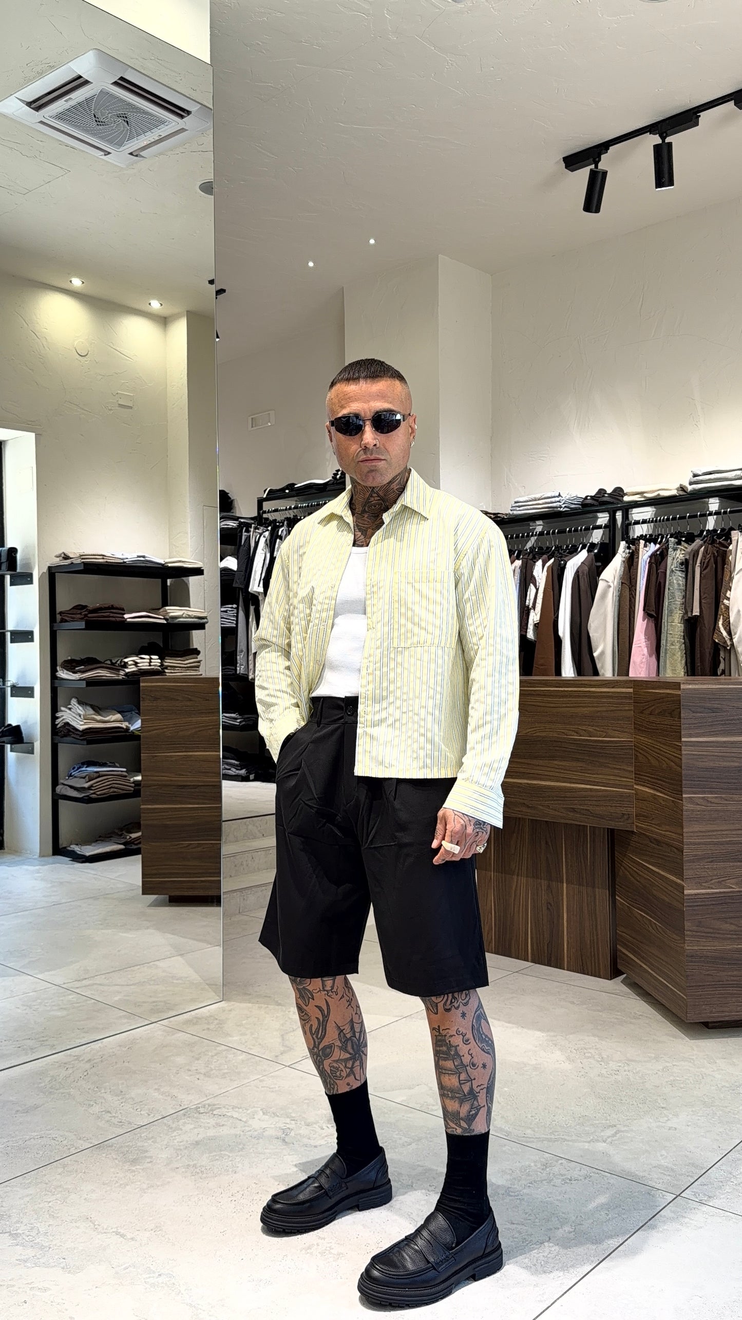 COTTON SHIRT RIGHE