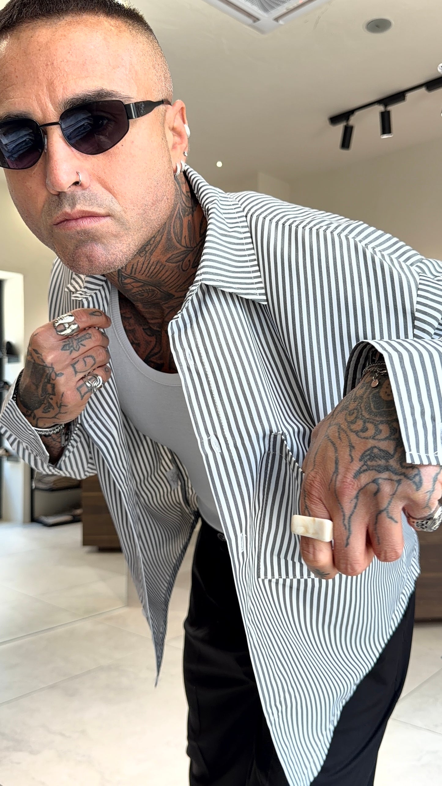 CROPPED SHIRT RIGHE