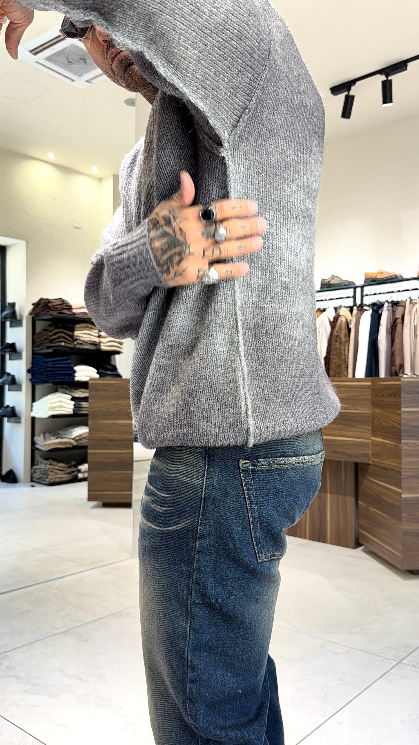 WOOL GIROCOLLO SFUMATO