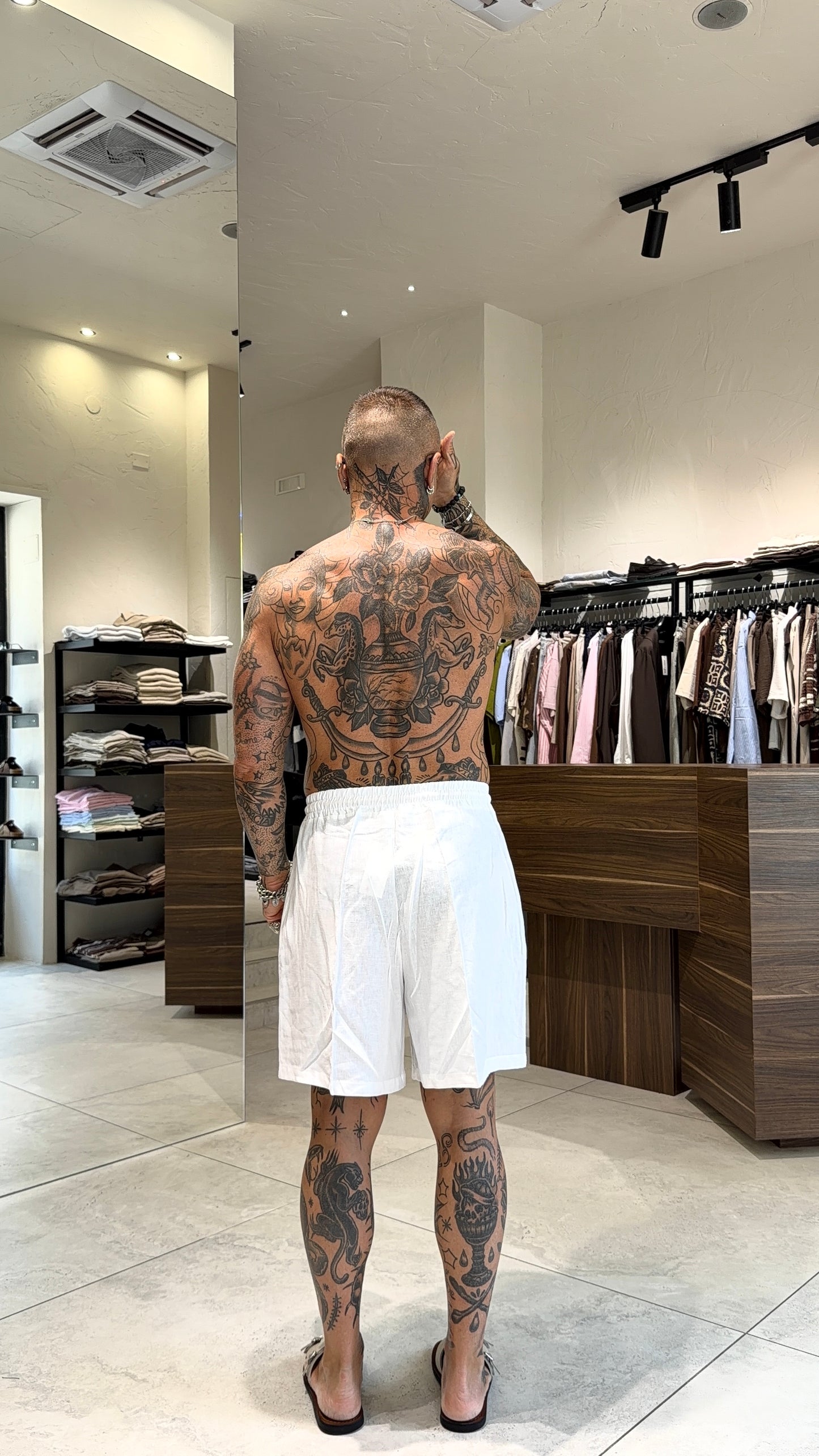 BALI LINEN SHORTS
