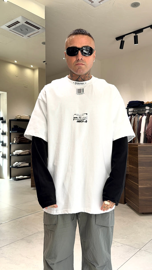 TEE DOPPIAMANICA STAMPA