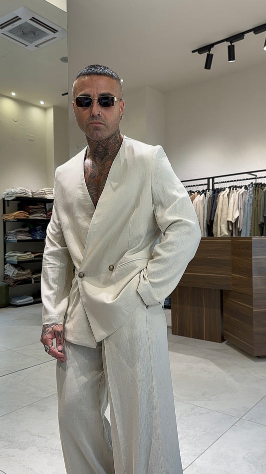 LINEN LONG JACKET