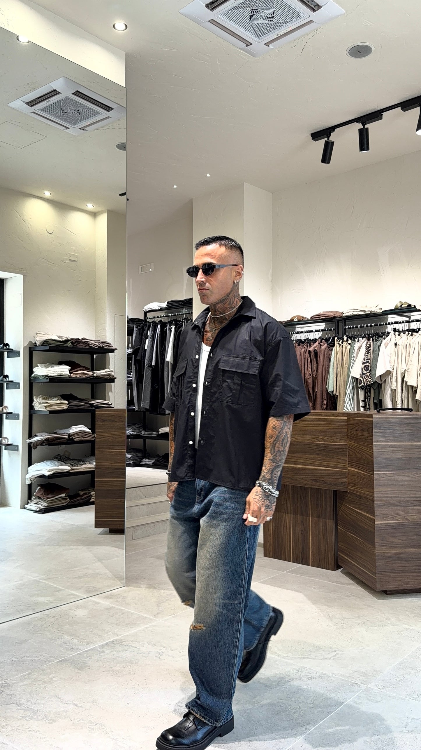 CAMICIA DOPPIA TASCA MM