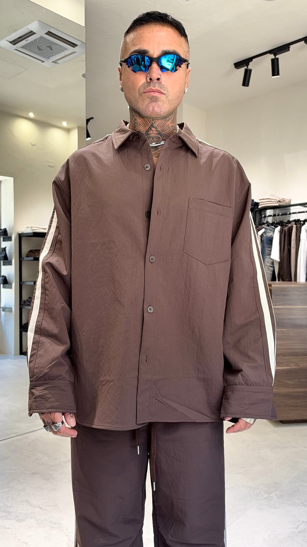 COORDINATO NYLON STRISCE
