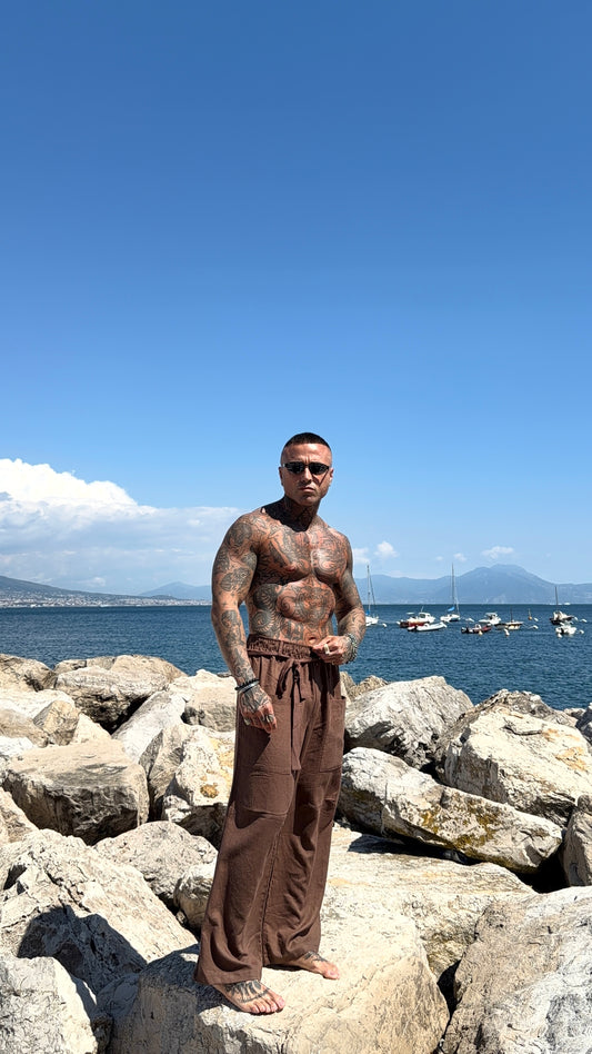 ETEREO LINEN PANTS