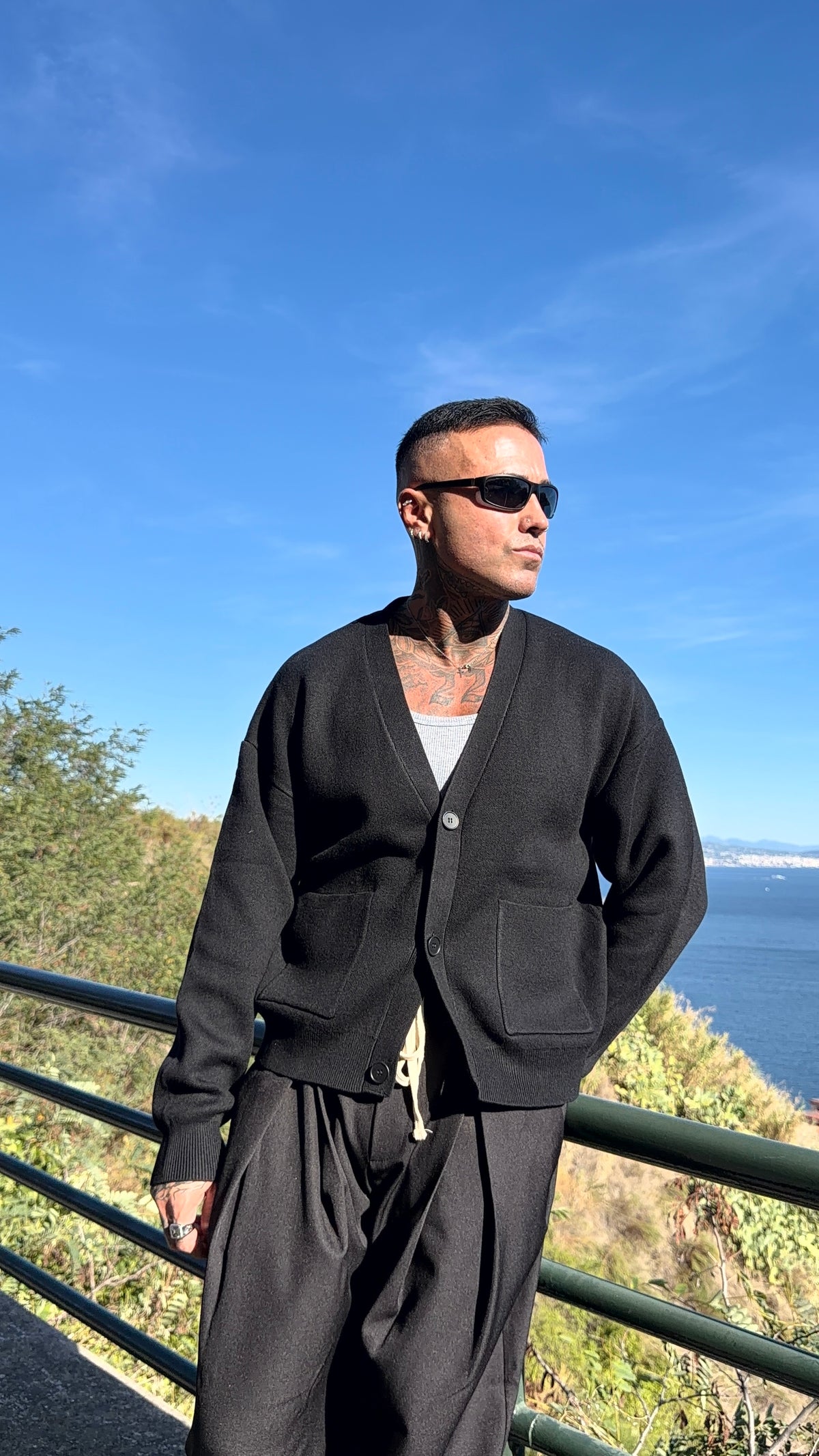 CARDIGAN CROP BOTTONI