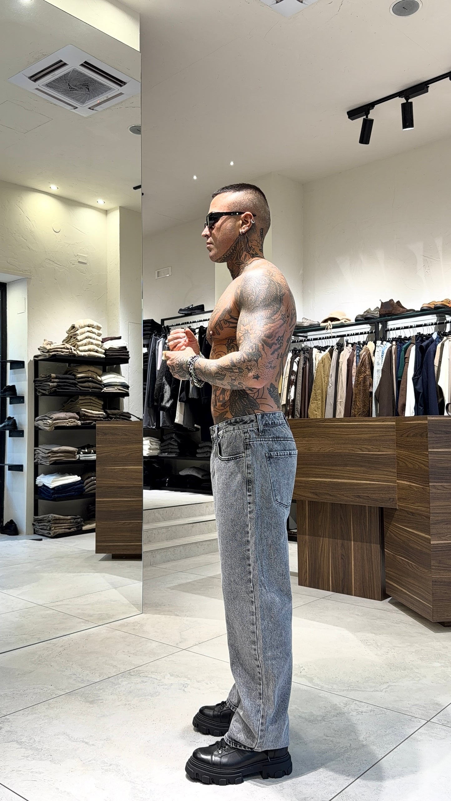 BAGGY MARMORIZZATO 000