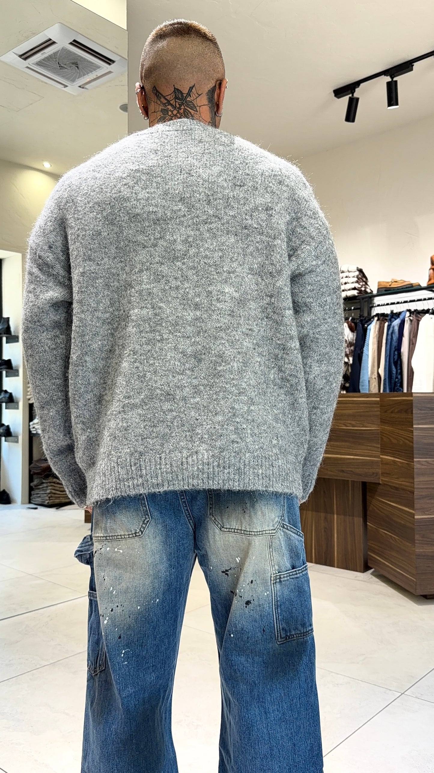 CARDIGAN TINTA UNITA PELO