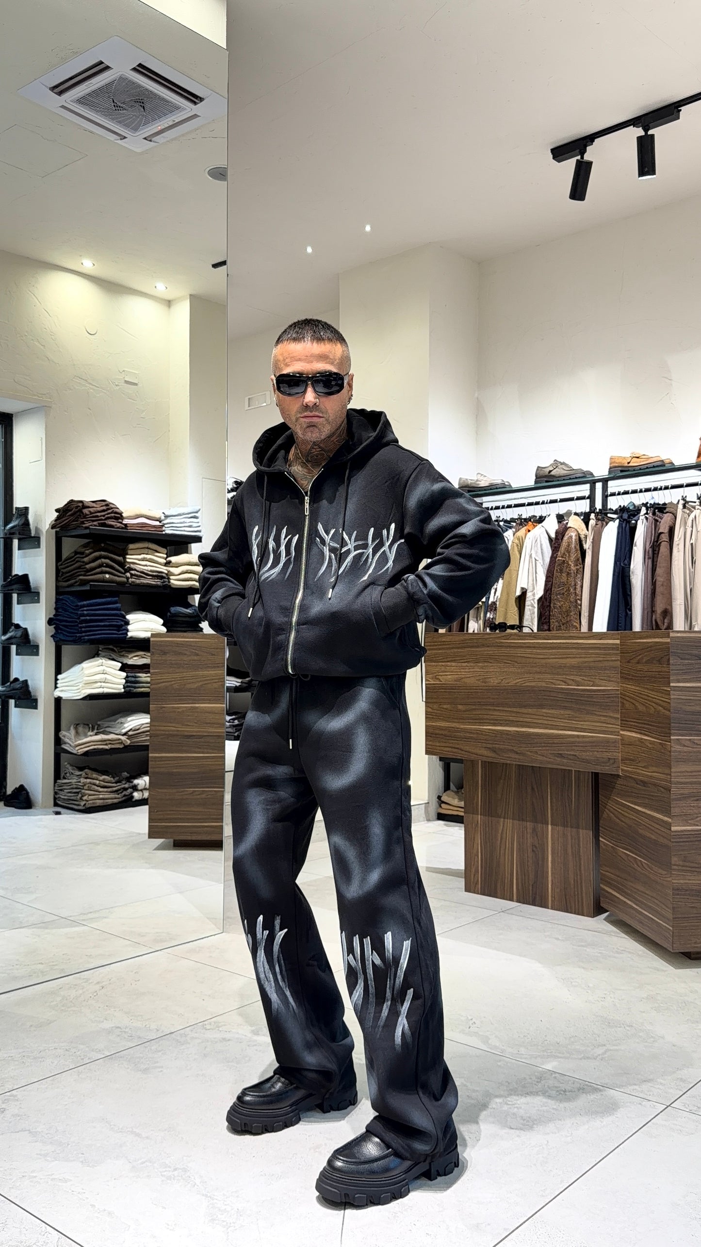 TUTA AW ZIP SFUMATURE