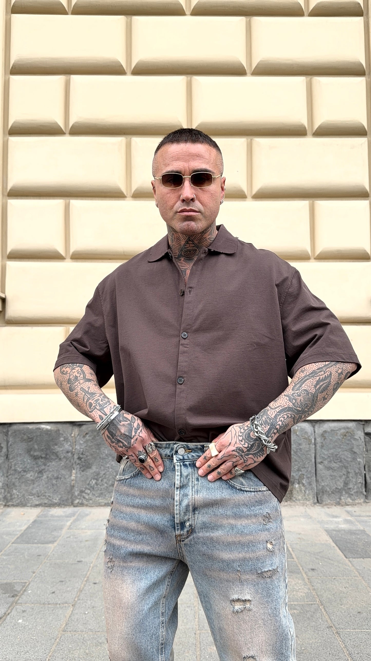 SHIRT BOTTONI COTONE