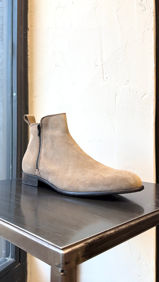 BOOT STIVALETTO CAMOSCIO ZIP