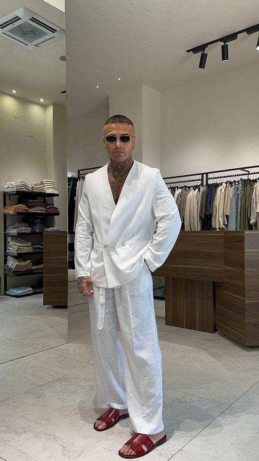 LINEN LONG JACKET