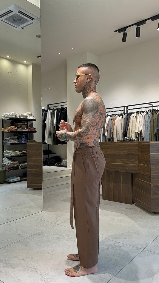 LINEN HOLLYWOOD PANTS
