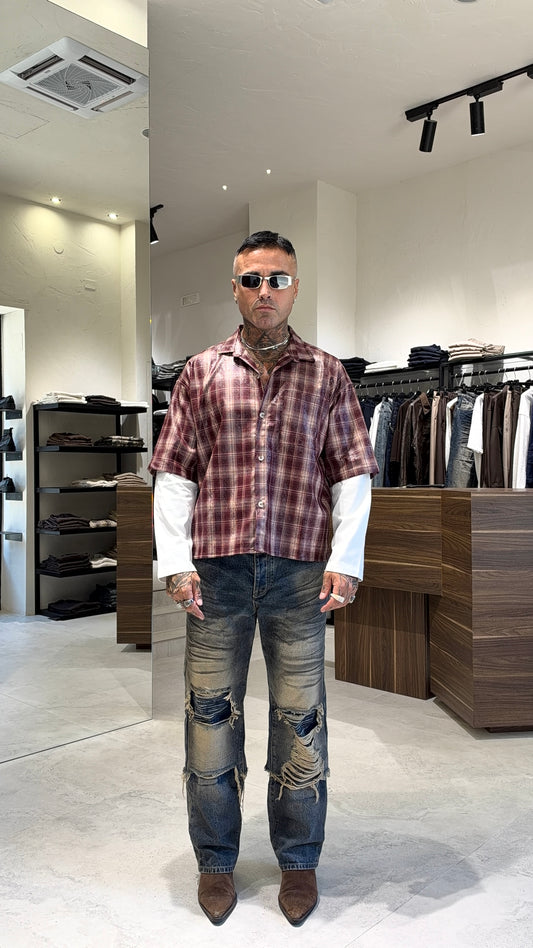 CAMICIA LL QUADRI DOPPIAMANICA