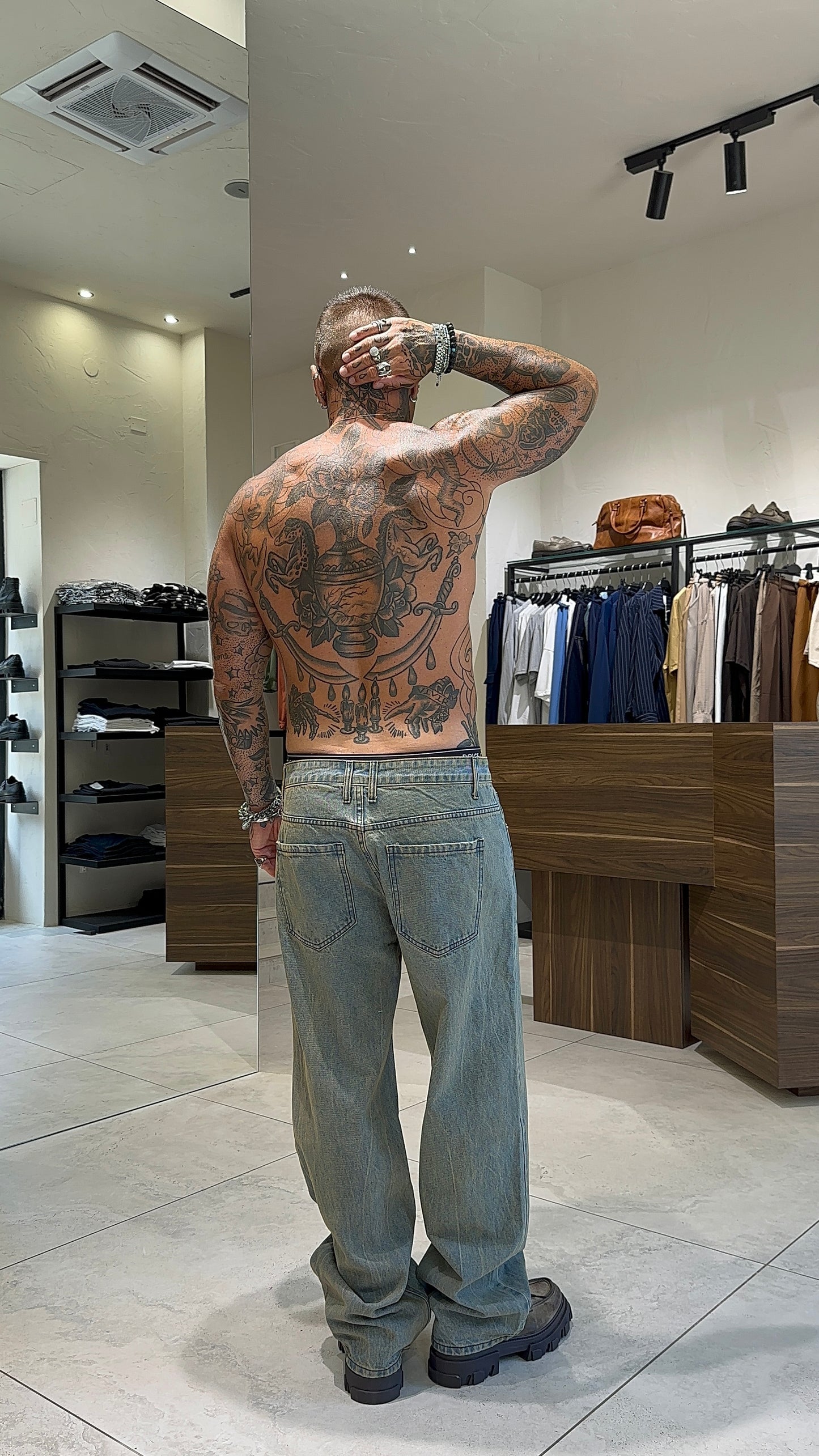 CORDSET JEANS KANYE