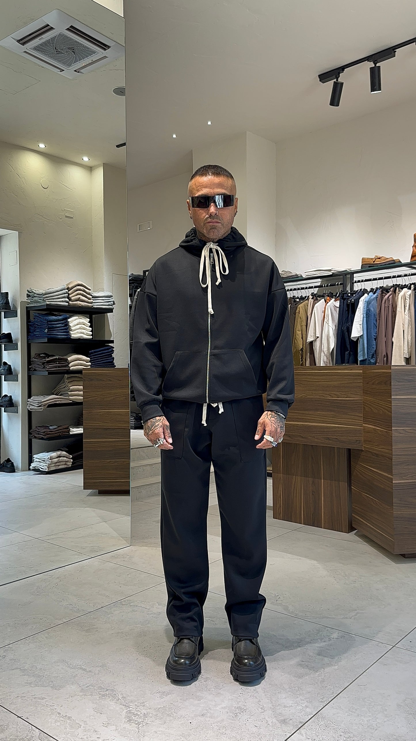 TUTA CAPPUCCIO ZIP