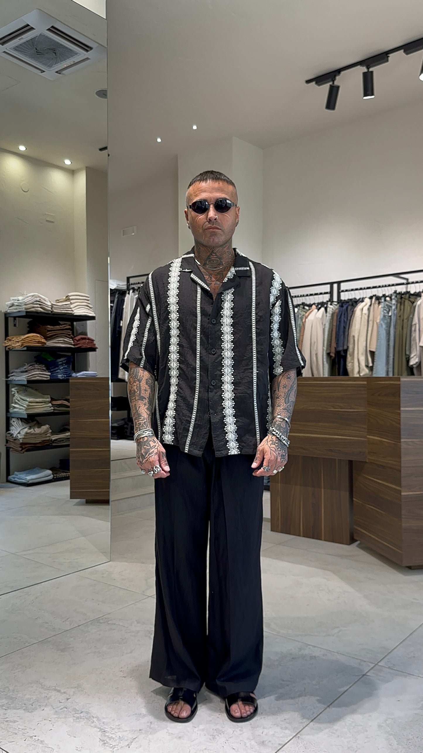 LINEN CHICAGO PANTS