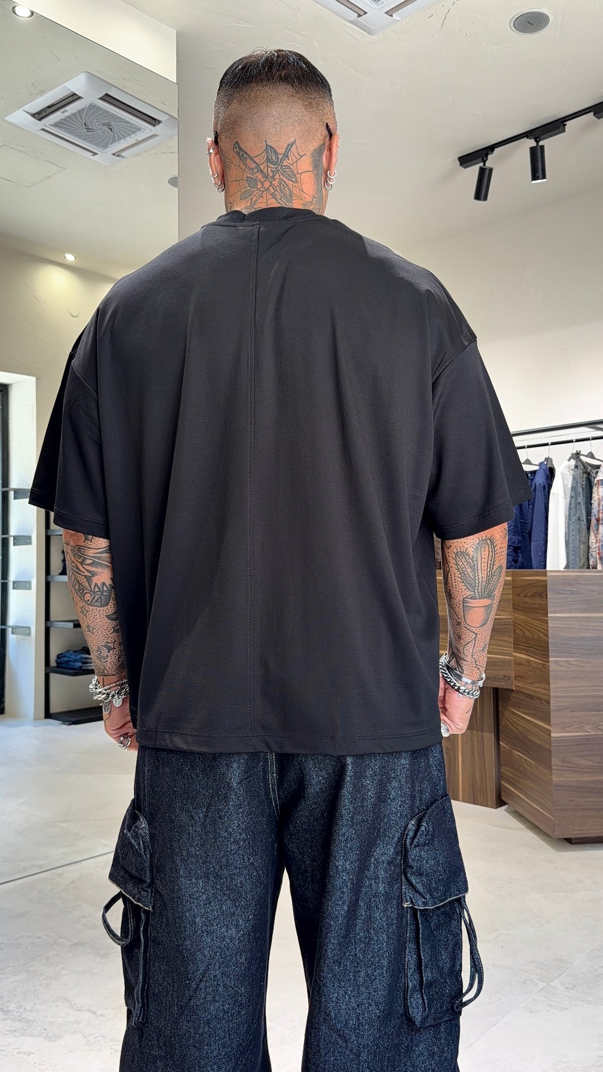 TEE CROPPED LS