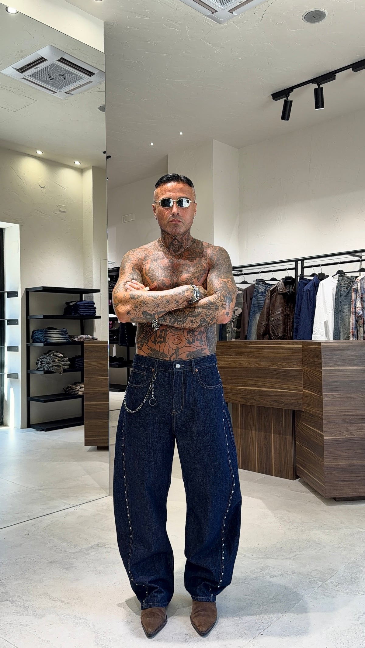 BAGGY METAL JEANS
