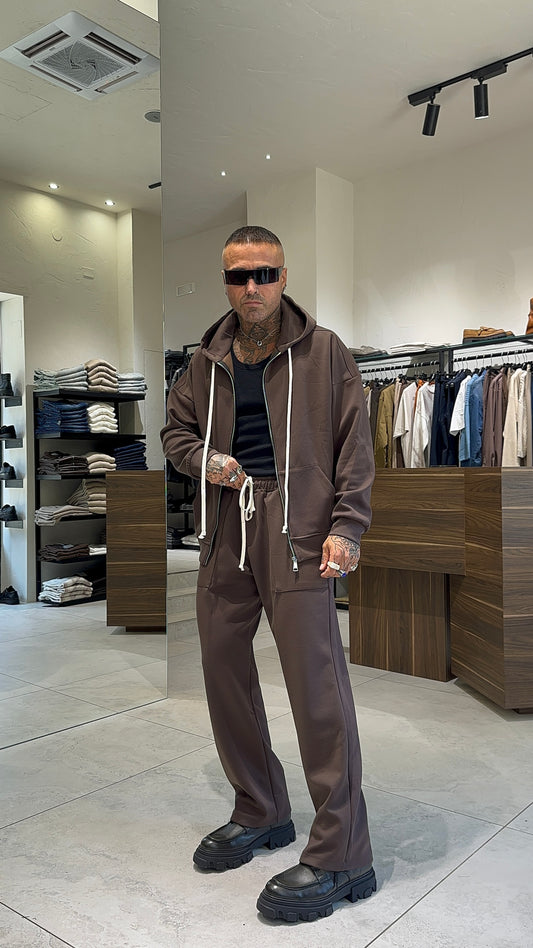 TUTA CAPPUCCIO ZIP
