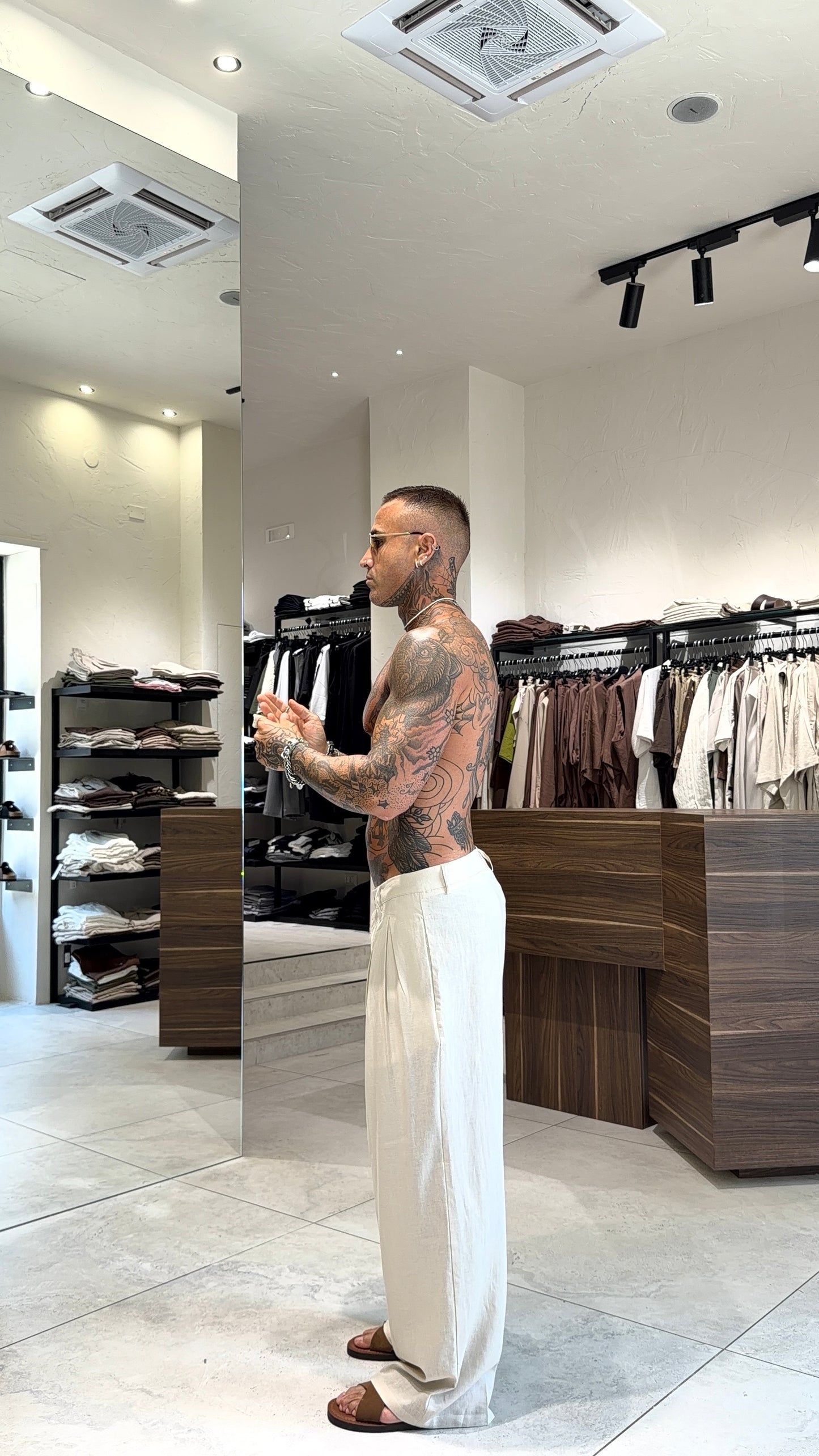 LESSONS LINEN PANTS