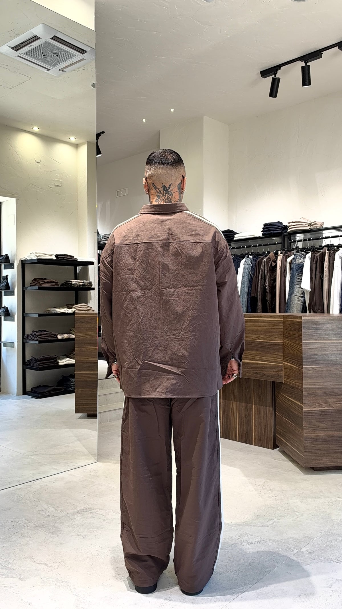 COORDINATO NYLON STRISCE
