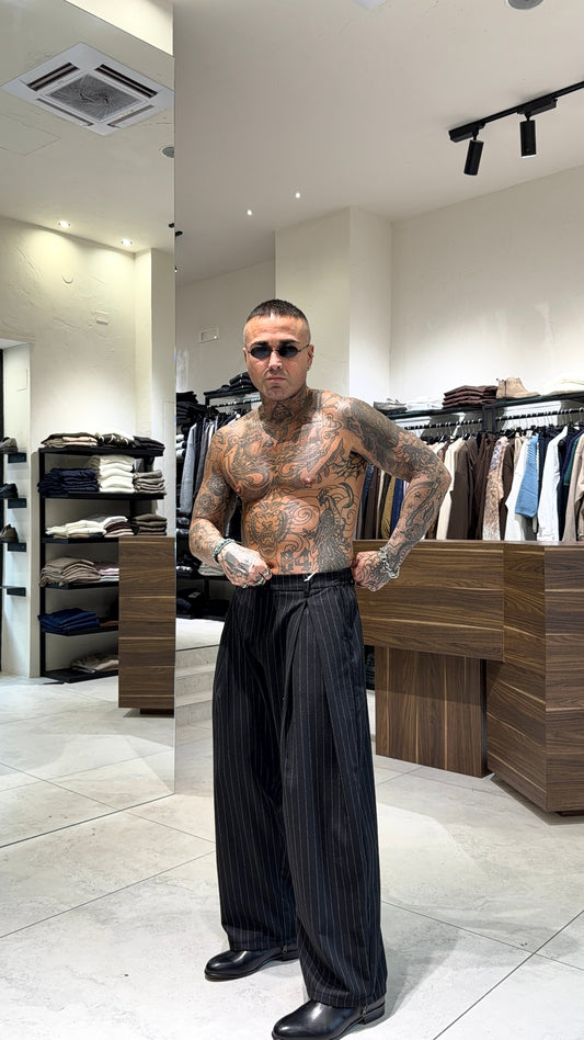 MARTIN PANTS PENCE GESSATO