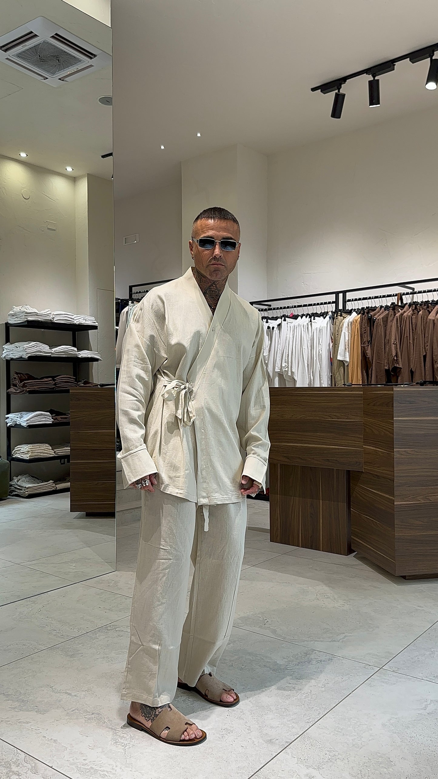 LINEN KIMONO