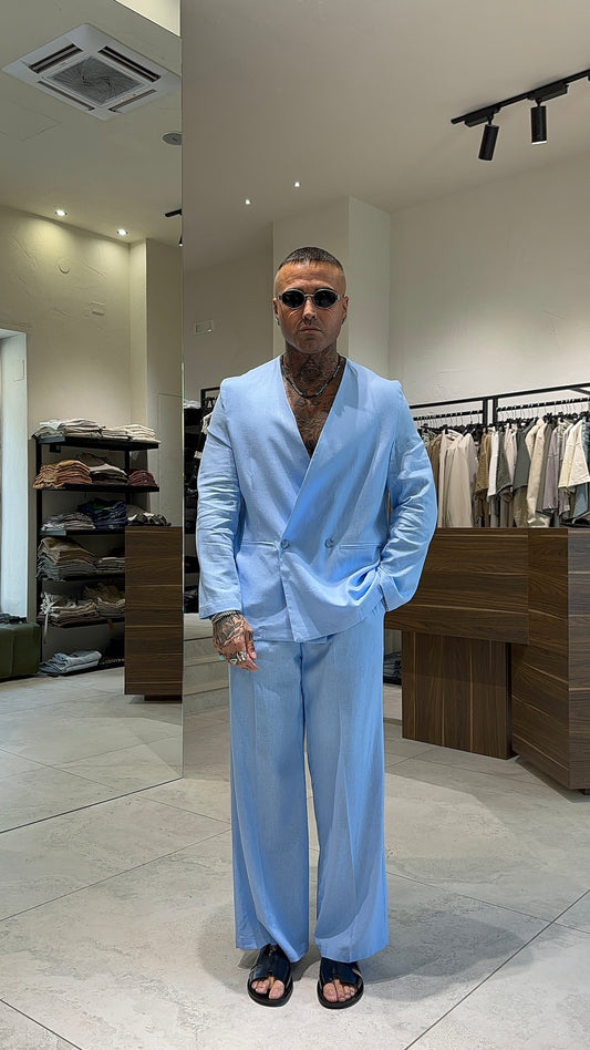 LINEN LONG JACKET