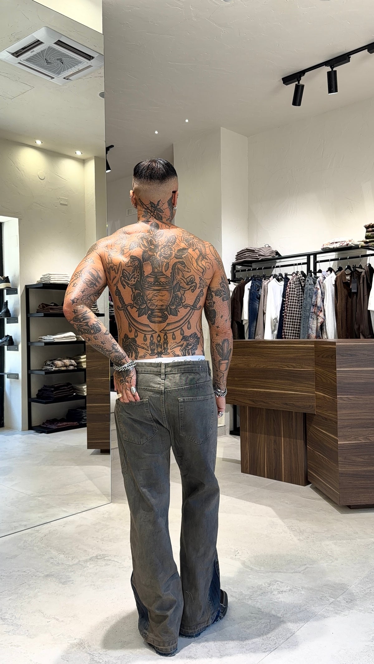 BOOTCUT TEX JEANS