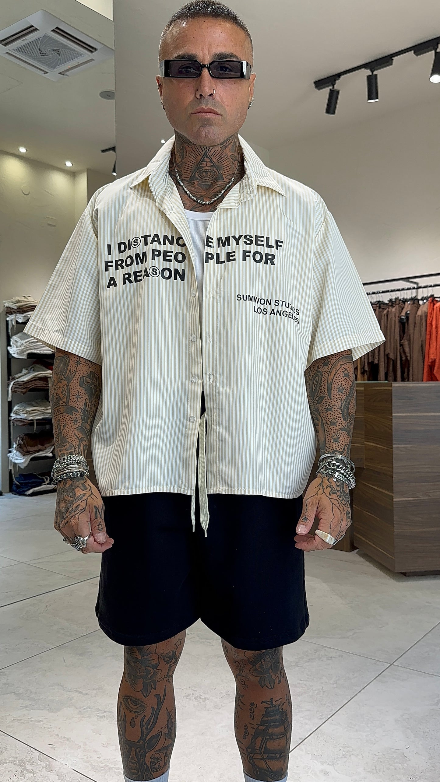 CAMICIA STAMPA OVER RG