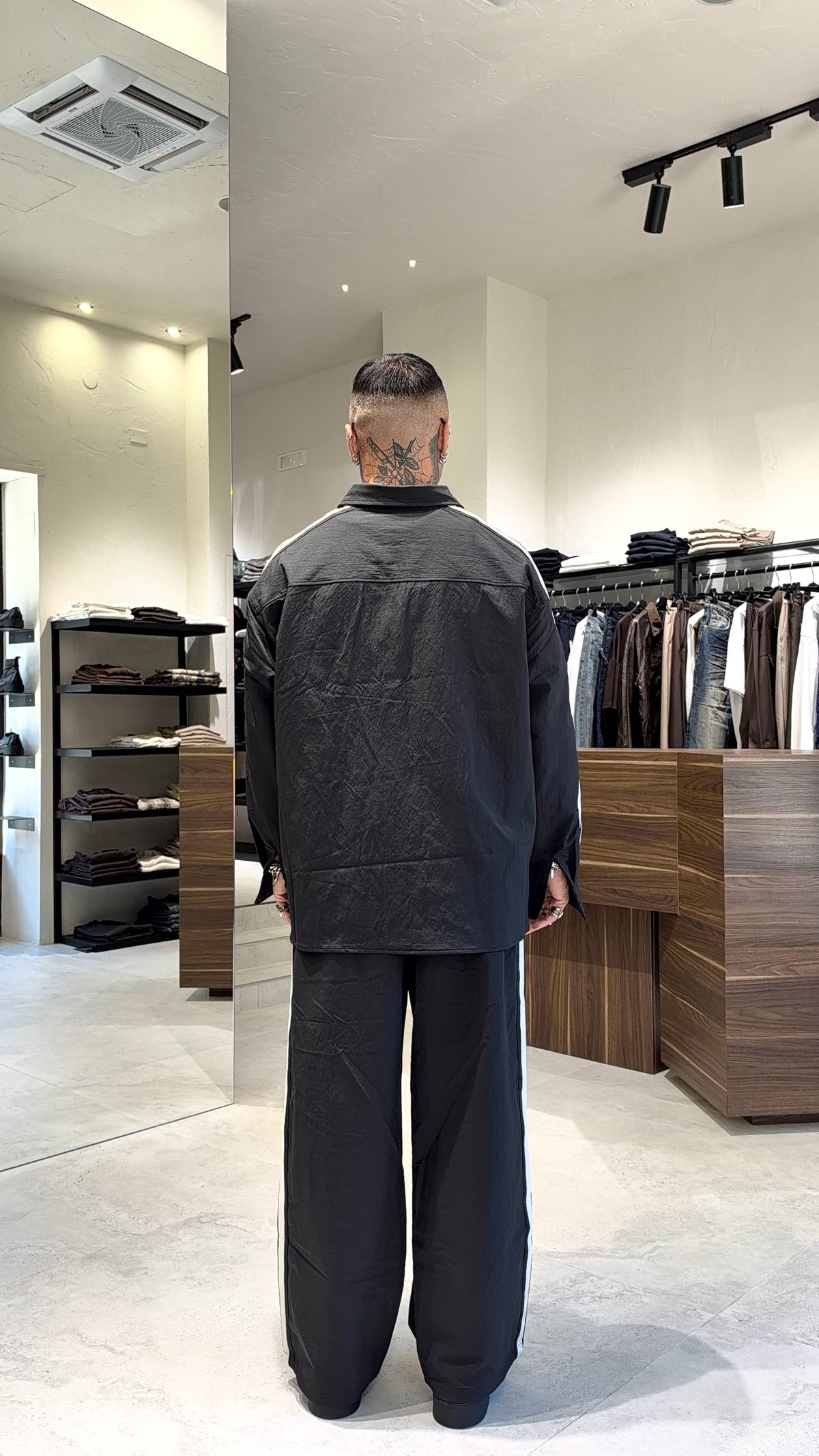 COORDINATO NYLON STRISCE