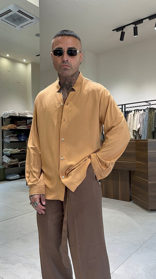 CAMICIA COLLO ASIMMETRICO