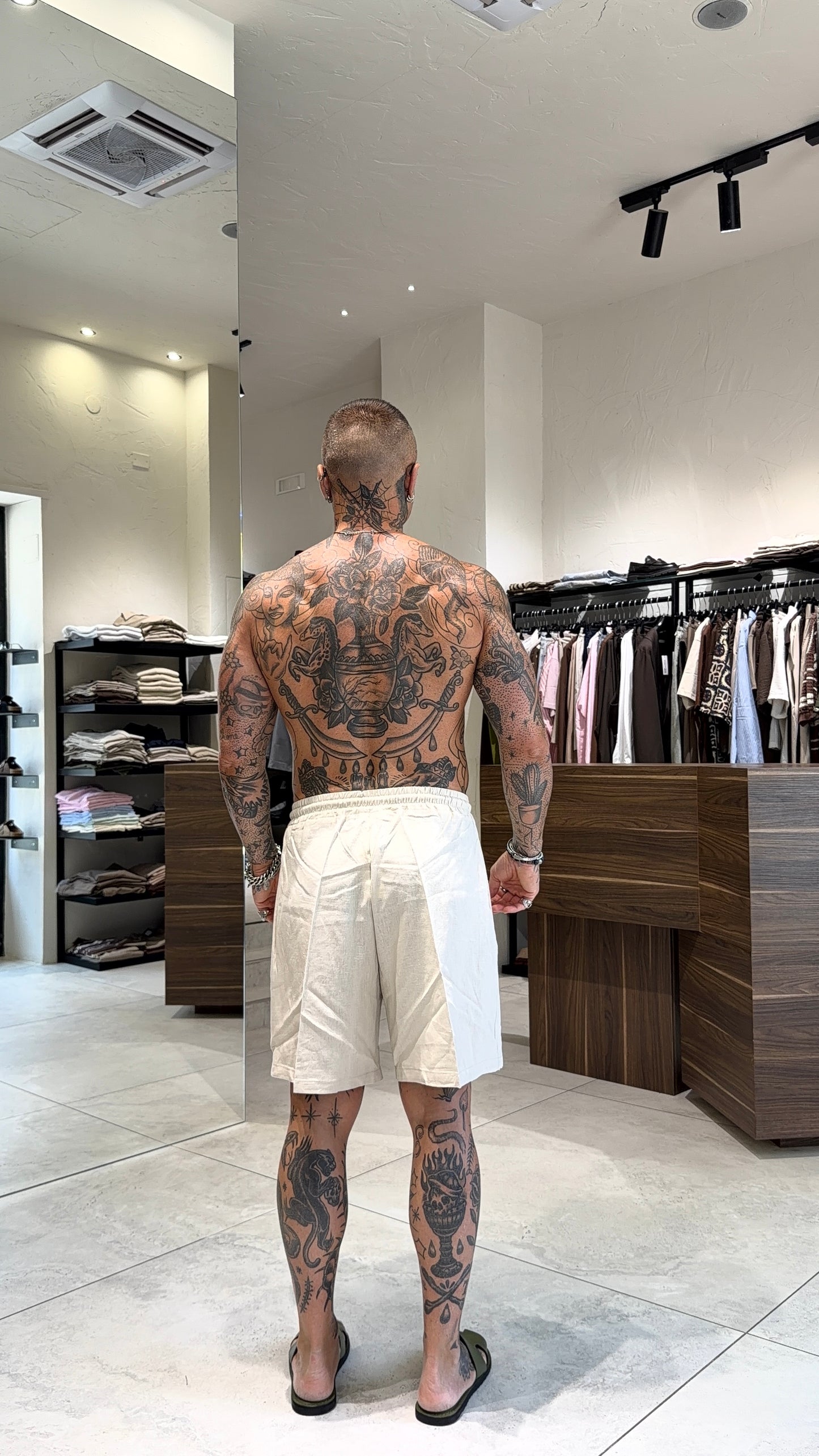 BALI LINEN SHORTS