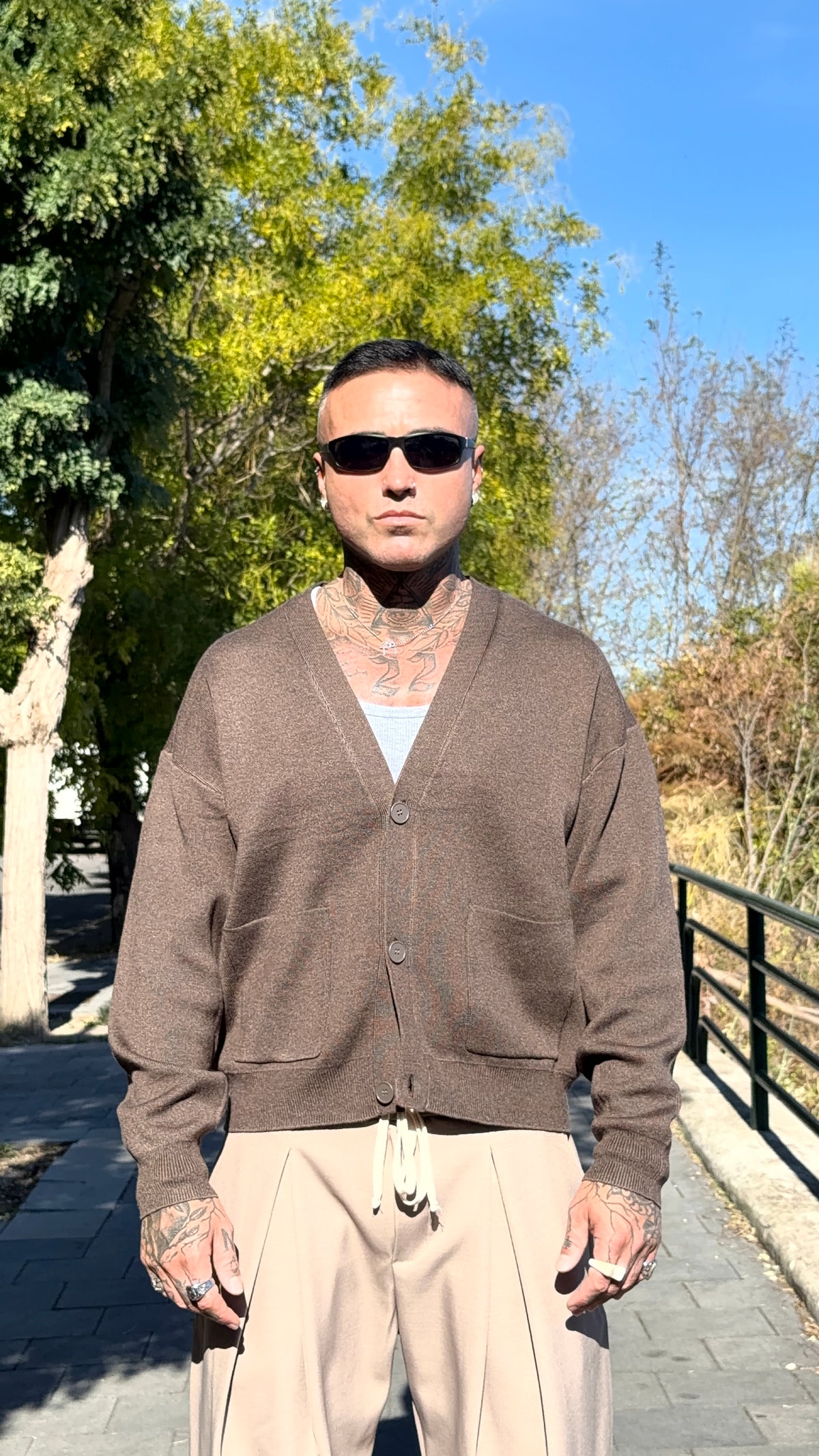 CARDIGAN CROP BOTTONI