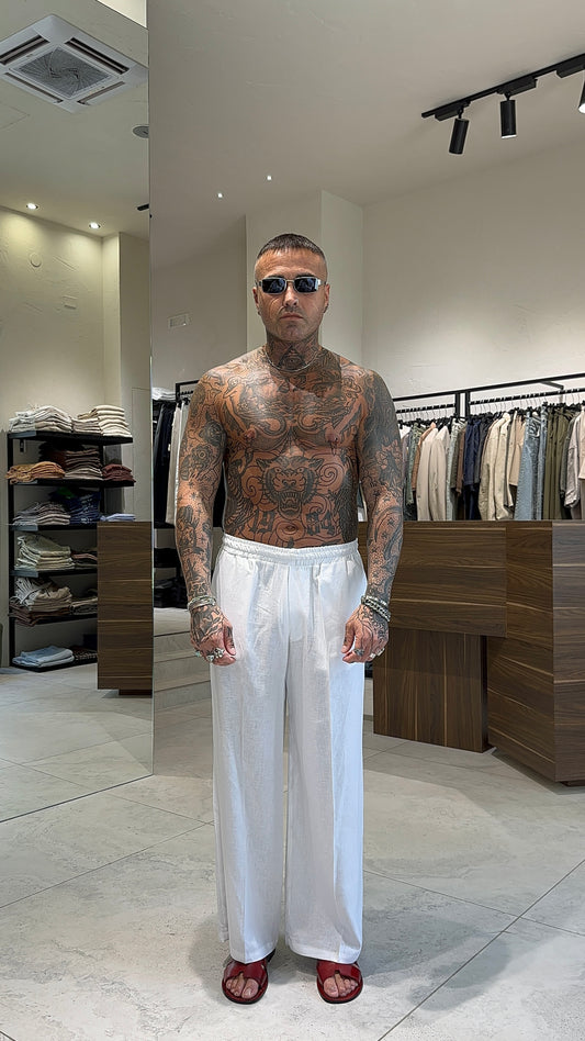 LINEN CHICAGO PANTS