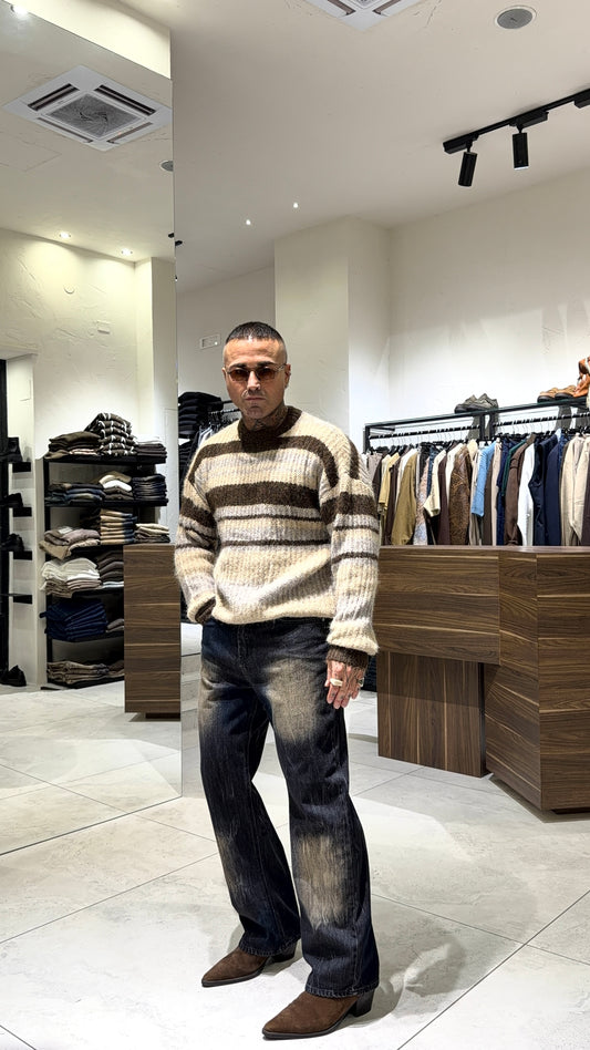 BAGGY NERO/SABBIA 777