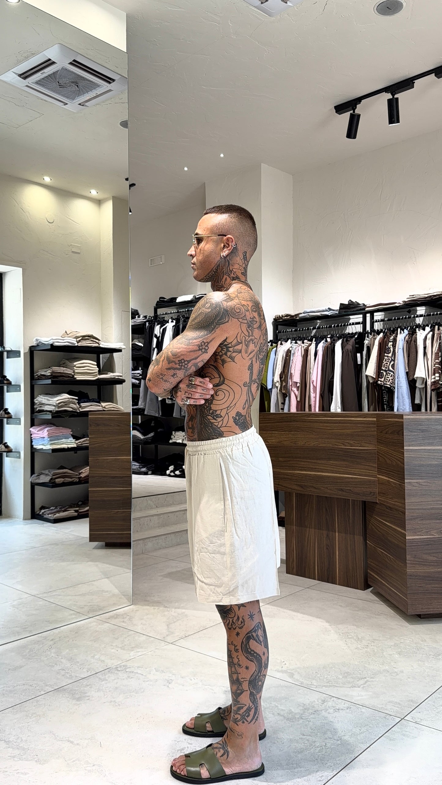 BALI LINEN SHORTS