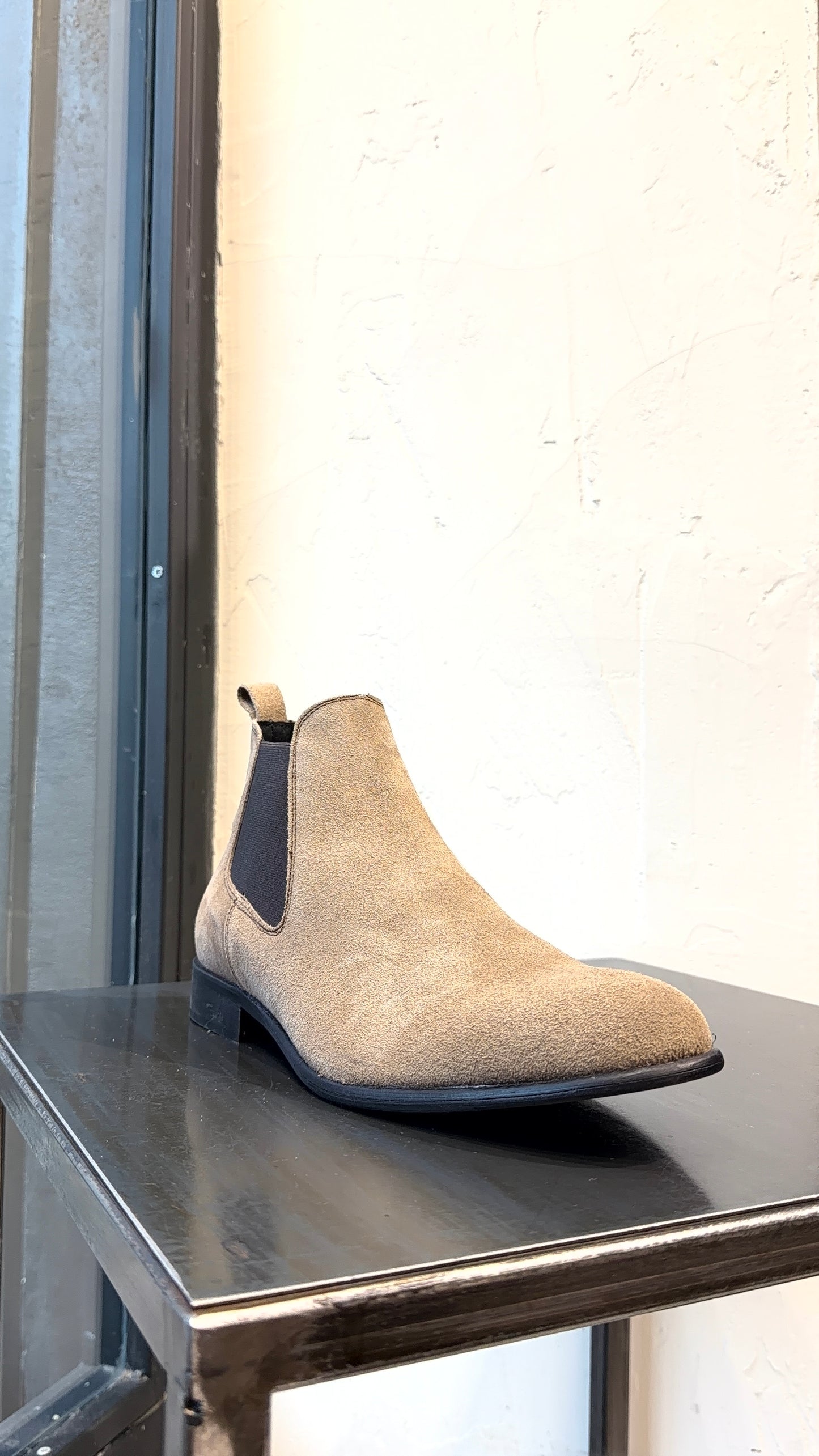 BOOT STIVALETTO CAMOSCIO