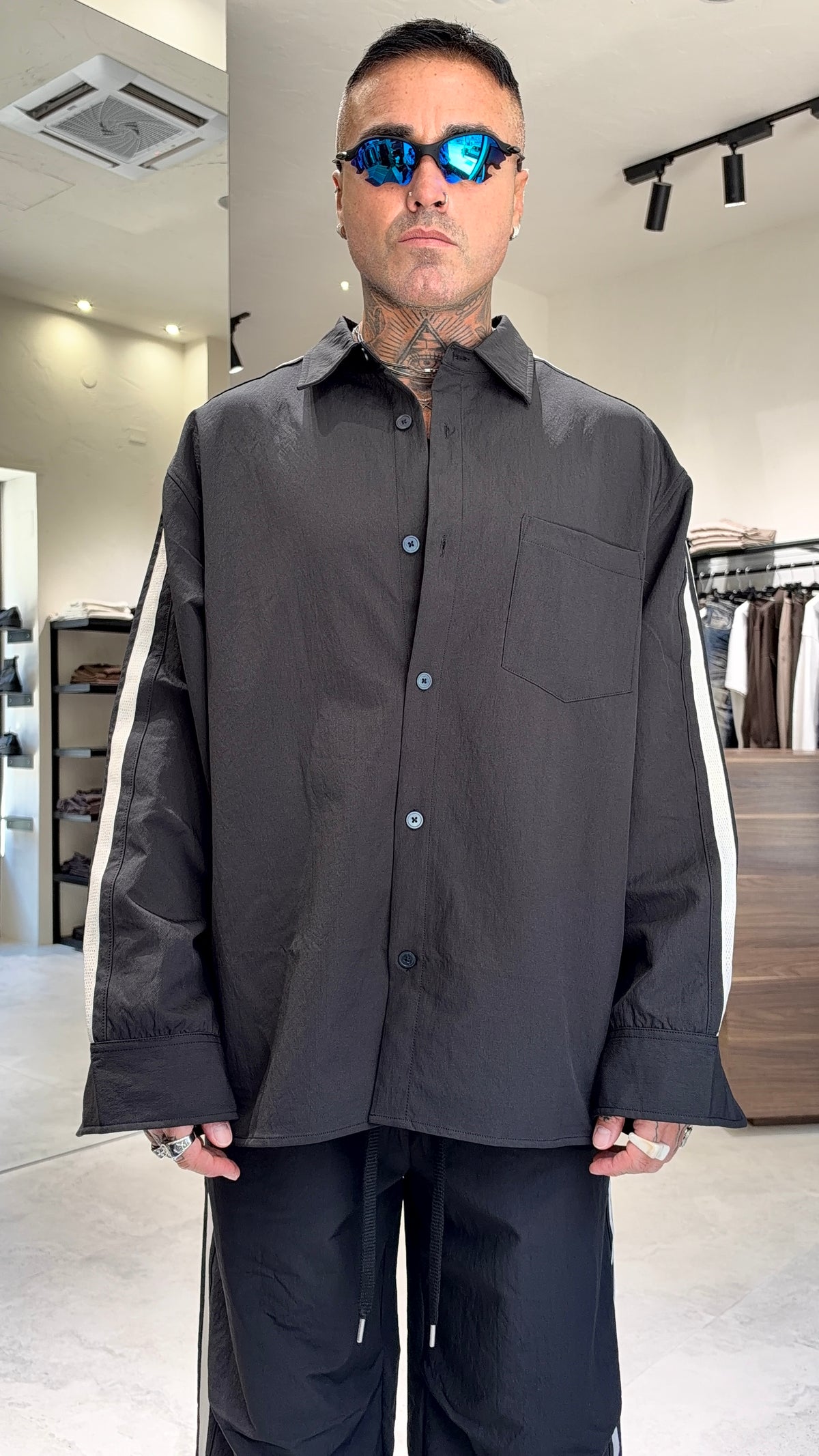 COORDINATO NYLON STRISCE