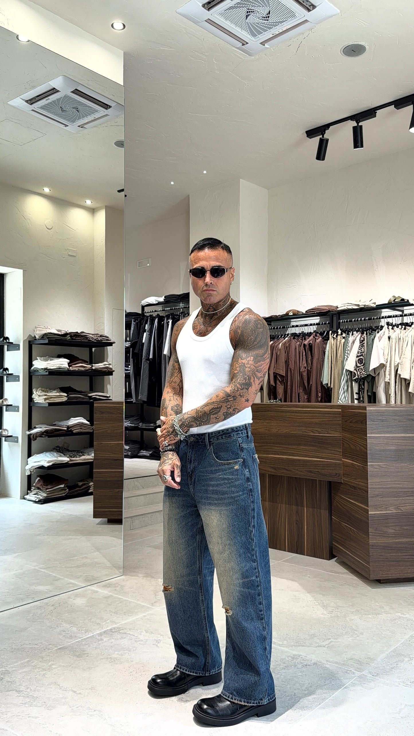 BAGGY BLU SABBIA JEANS