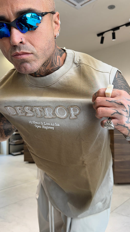 DESTROP TEE SMANICATO