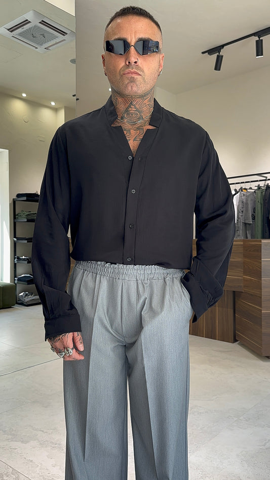CAMICIA COLLO ASIMMETRICO