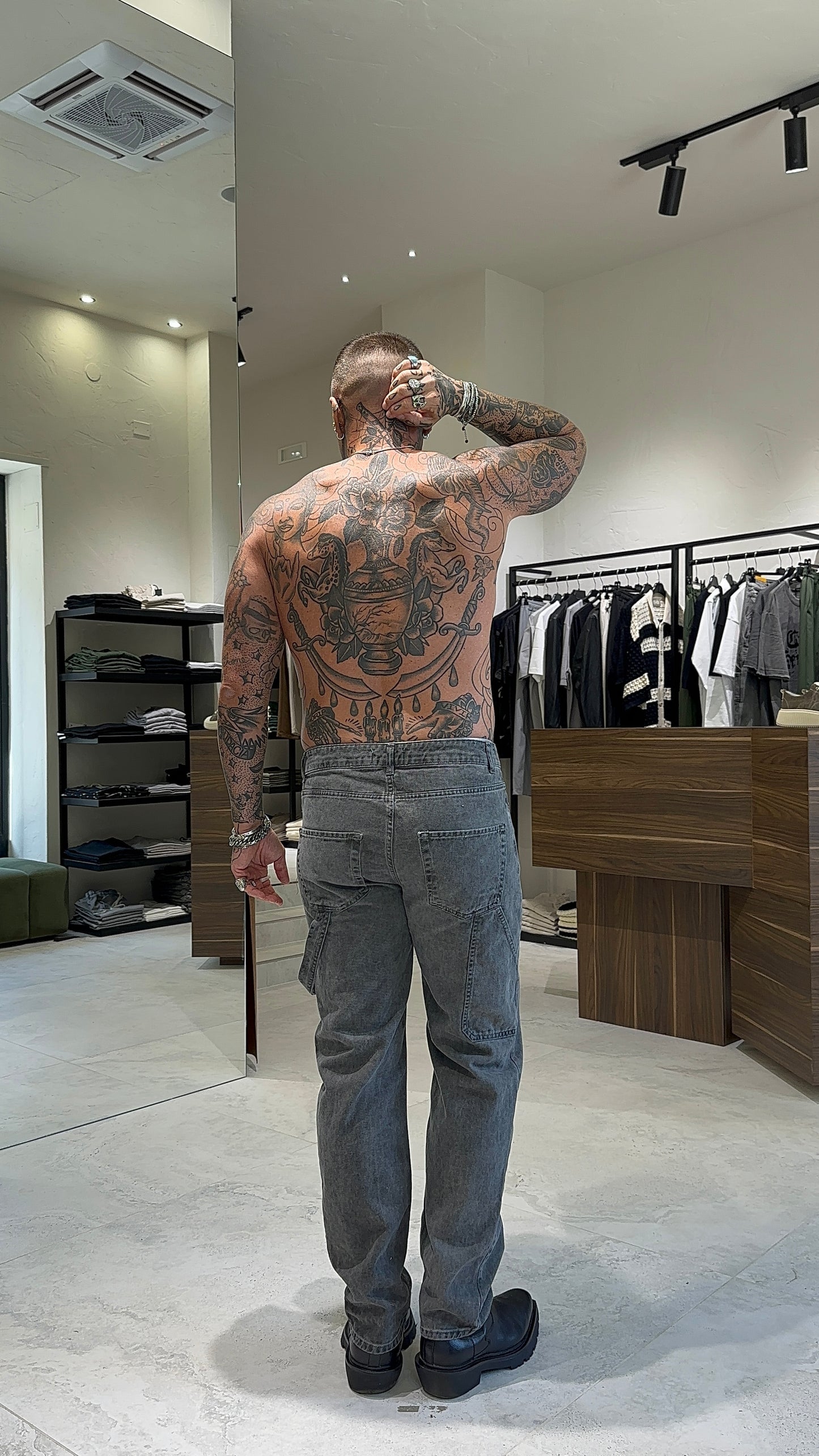 JEANS MARMORIZZATO