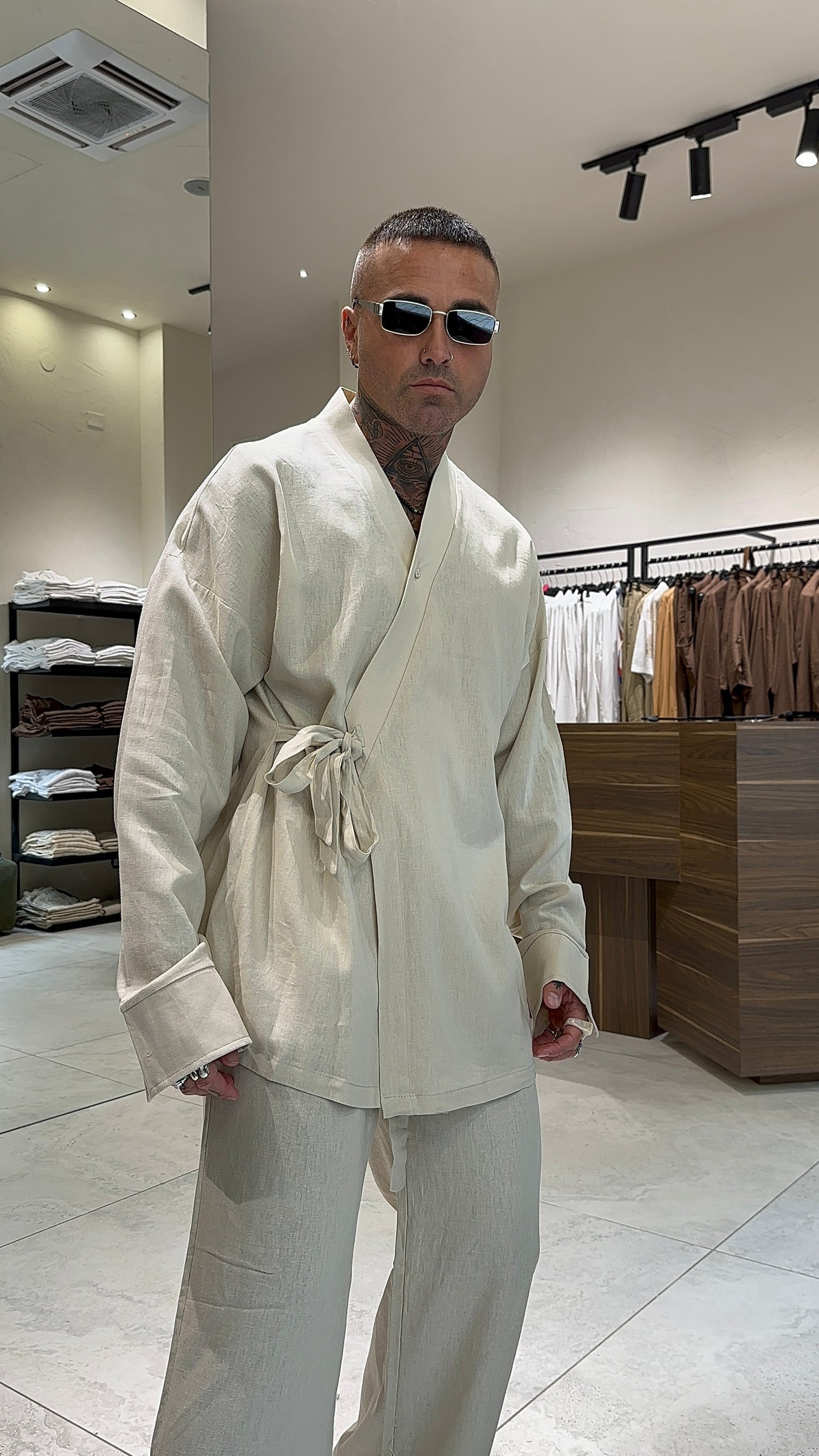 LINEN KIMONO