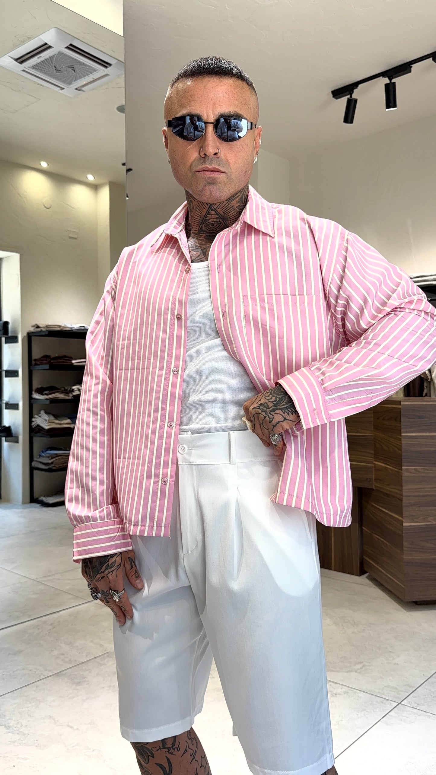 COTTON SHIRT RIGHE