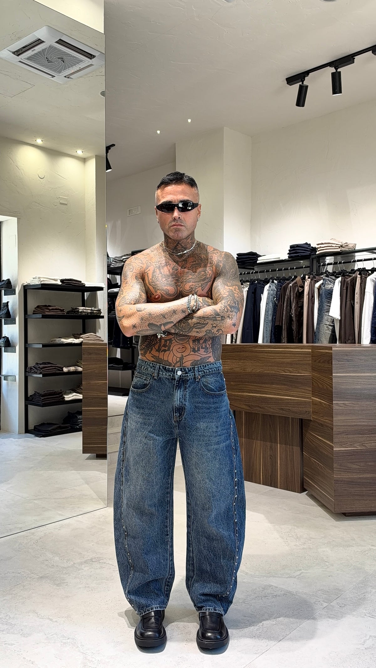 BAGGY METAL JEANS