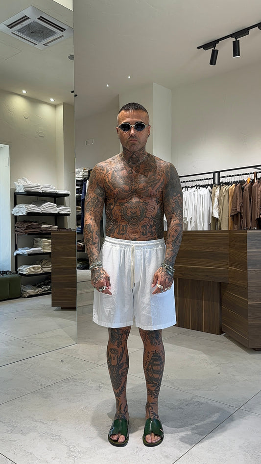 LINEN SHORTS LACCIO