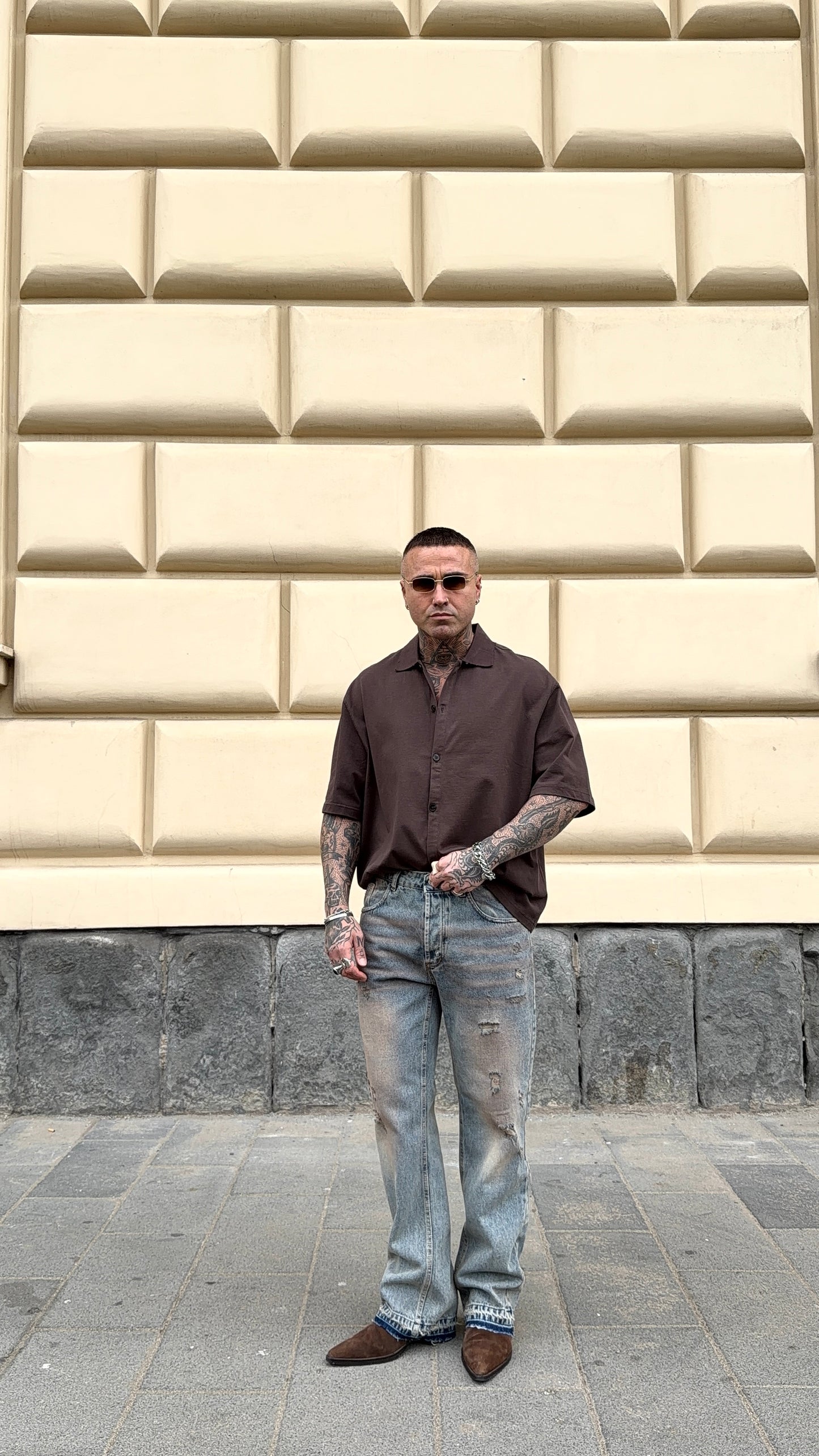 SHIRT BOTTONI COTONE