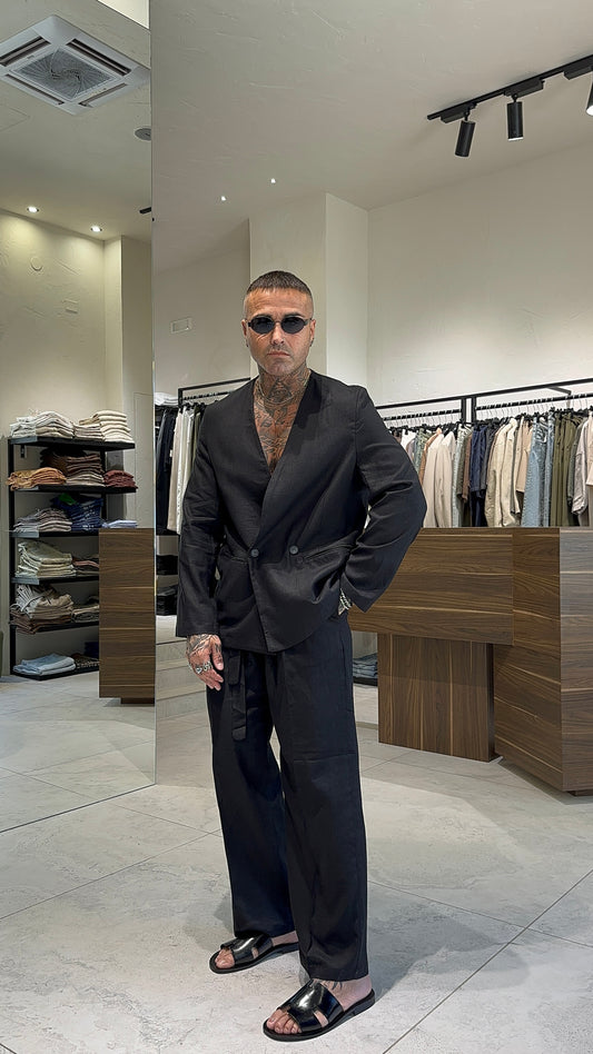 LINEN LONG JACKET